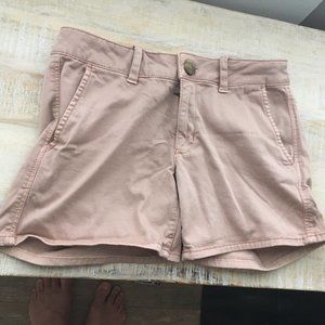American Eagle Girls Super Stretch Pink Shorts